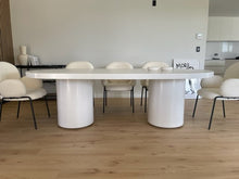 Load image into Gallery viewer, CONCRETE dining tables OBLONG 160cm x 80cm - 210cm x 100cm - 250cm x 100cm and 120cm width