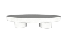 Load image into Gallery viewer, CONCRETE Coffee Table OVAL - Twin Base and Step down