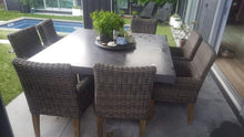 Load image into Gallery viewer, CONCRETE dining tables SQUARE pedestal (GRC)