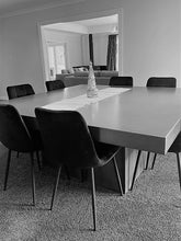 Load image into Gallery viewer, CONCRETE dining tables SQUARE pedestal (GRC)