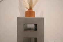 Load image into Gallery viewer, CONCRETE bedside/end table with shelf 60cm & 70cm height (GRC)