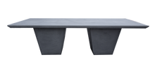 Load image into Gallery viewer, CONCRETE ping pong / LARGE dining tables 275cm x 155cm (GRC) and white stainless steel nets