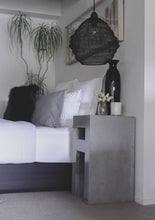 Load image into Gallery viewer, CONCRETE bedside/end table with shelf 60cm & 70cm height (GRC)