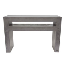 Load image into Gallery viewer, CONCRETE console/hall table with SHELF 100cm & 120cm width (GRC)