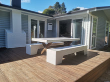 Load image into Gallery viewer, CONCRETE dining tables RECTANGLE timber base (GRC)