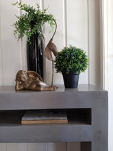 Load image into Gallery viewer, CONCRETE console/hall table with SHELF 100cm & 120cm width (GRC)