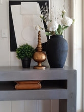 Load image into Gallery viewer, CONCRETE console/hall table with SHELF 100cm & 120cm width (GRC)