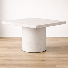Load image into Gallery viewer, CONCRETE dining tables SQUARE pedestal (GRC)