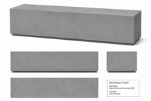 Load image into Gallery viewer, CONCRETE TV unit LONG - 180m X 45cm X 40cm height (GRC)