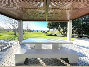 CONCRETE dining tables RECTANGLE (large) 260cm, 290cm, 300cm length x varied widths (GRC)