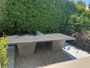 CONCRETE ping pong / LARGE dining tables 275cm x 155cm (GRC)