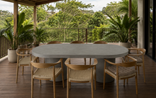Load image into Gallery viewer, CONCRETE dining tables OBLONG 160cm - 210cm - 250cm lengths