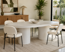 Load image into Gallery viewer, CONCRETE dining tables OBLONG 160cm - 210cm - 250cm lengths