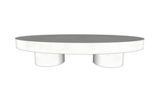 Load image into Gallery viewer, CONCRETE Coffee Table OVAL - Step Down and Twin Base