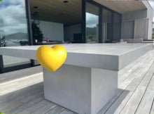 Load image into Gallery viewer, CONCRETE dining tables SQUARE pedestal (GRC)