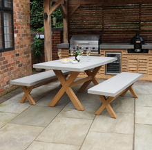 Load image into Gallery viewer, CONCRETE bench seating (3 Styles) &amp; CUBE seating (GRC)
