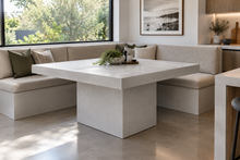 Load image into Gallery viewer, CONCRETE dining tables SQUARE pedestal (GRC)