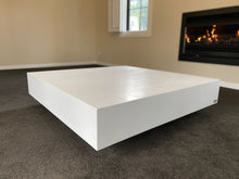 Load image into Gallery viewer, CONCRETE coffee table &#39;low floating&#39; square and rectangle 30cm height (GRC)