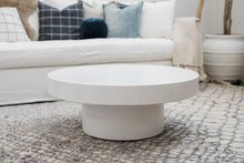 Load image into Gallery viewer, CONCRETE coffee table round Single Pedestal 36cm height (GRC)