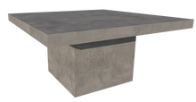 Load image into Gallery viewer, CONCRETE dining tables SQUARE pedestal (GRC)