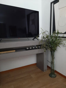 CONCRETE TV console/unit HIGH 100cm & 120cm width (GRC)