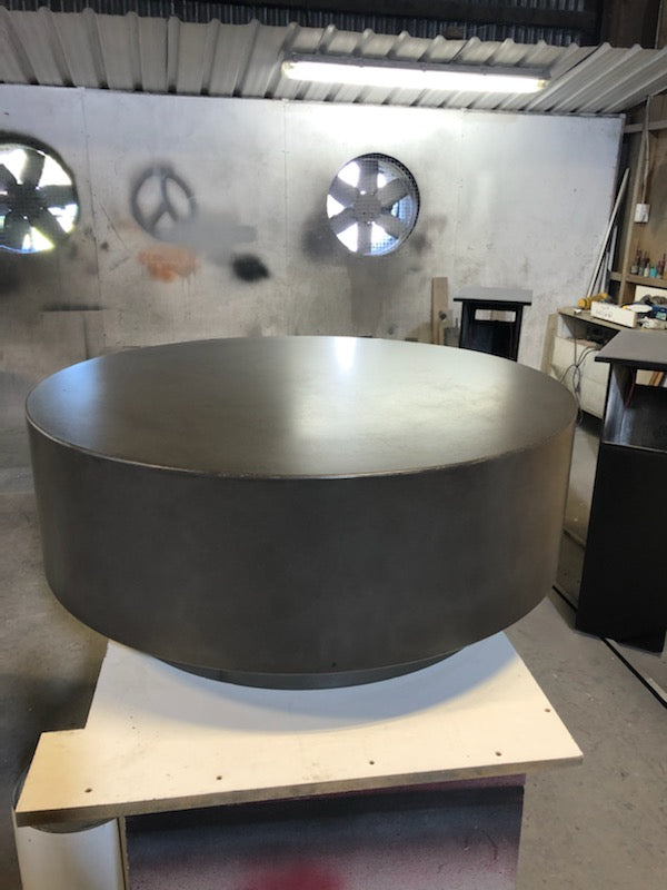 CONCRETE coffee tables round TIERED 40cm height®(GRC)
